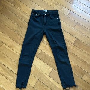 AGOLDE - black skinny jeans size 25